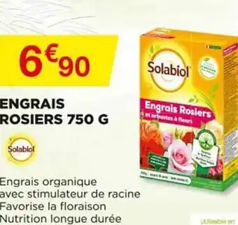 Bricomarché Engrais Rosiers 750 G Solabiol offre