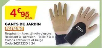 Bricomarché Gants De Jardin Rostaing offre