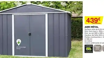 Bricomarché Abri Métal offre