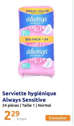 Serviette hygiénique Always Sensitive