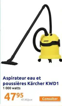 Aspirateur eau et poussières Kärcher KWD1