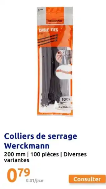 Action Colliers de serrage Werckmann offre