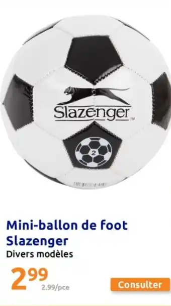 Action Mini-ballon de foot Slazenger offre