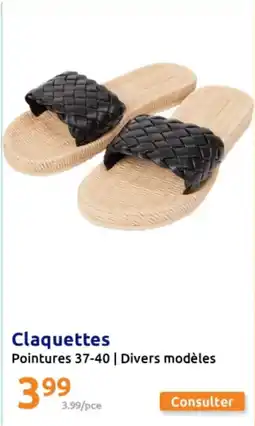 Action Claquettes offre