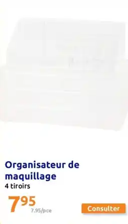 Action Organisateur de maquillage offre