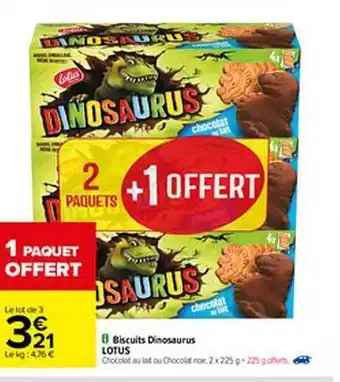 Biscuits Dinosaurus Lotus