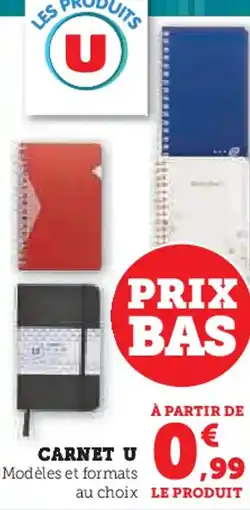Super U CARNET U offre