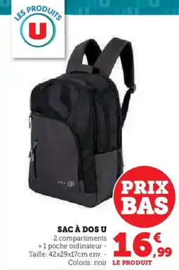 Super U SAC À DOS U offre