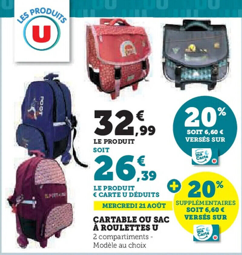 Cartables leclerc 2019 best sale