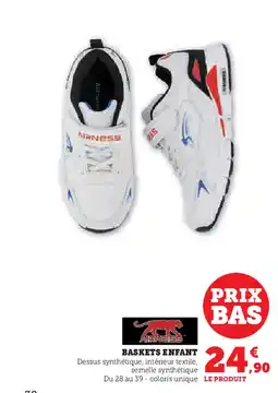 BASKETS ENFANT