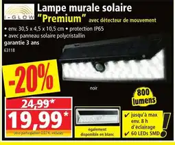 Norma Lampe murale solaire "Premium" offre