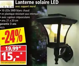 Norma Lanterne solaire LED offre
