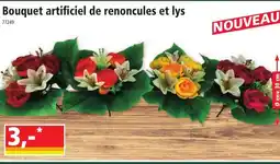 Norma Bouquet artificiel de renoncules et lys offre