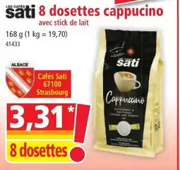 8 dosettes cappucino