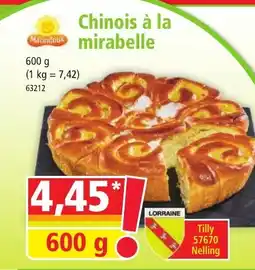 Norma Chinois à la mirabelle offre
