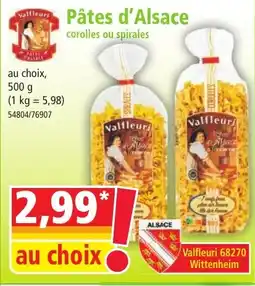 Norma Pâtes d'Alsace offre