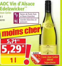 Norma AOC Vin d'Alsace Edelzwicker** offre
