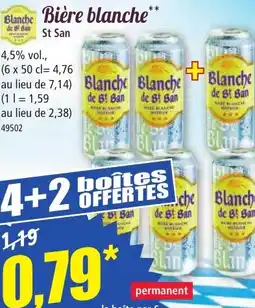 Norma Bière blanche offre