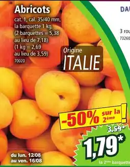 Norma Abricots offre