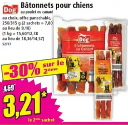 Norma Bâtonnets pour chiens offre