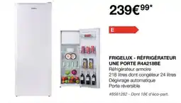 Costco FRIGELUX - RÉFRIGÉRATEUR UNE PORTE R4A218BE offre