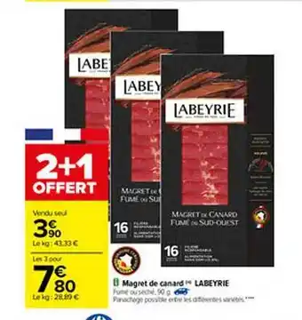 Carrefour Magret De Canard Labeyrie offre