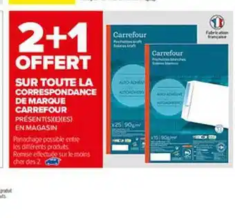Carrefour La Correspondance De Marque Carrefour offre