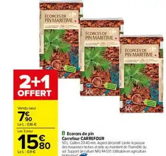 Carrefour écorces De Pin Carrefour offre