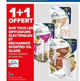 Carrefour Diffuseurs électriques Et Recharges Scented Oil Glade offre