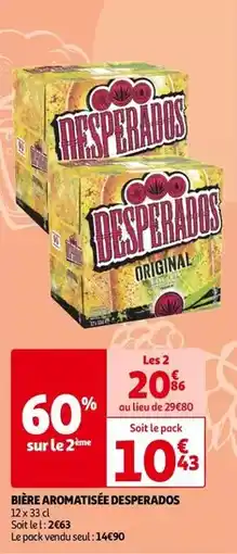Auchan Desperados - bière aromatisée offre