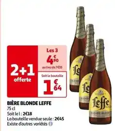 Auchan Leffe - bière blonde offre