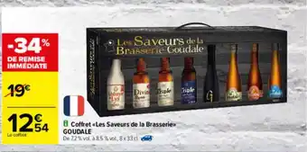 Carrefour Coffret «les Saveurs De La Brasserie» Goudale offre