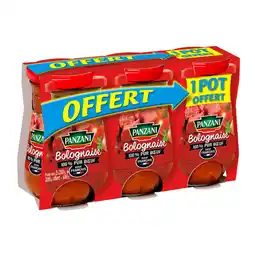 Carrefour Market PANZANI Sauce Bolognaise Pur bœuf offre