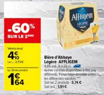 Bière D'abbaye Légère Affligem