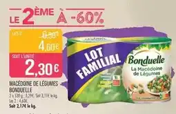 Match Bonduelle - macédoine de légumes offre