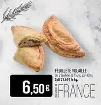 Match Feuilleté volaille offre