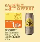 Match Leffe - bière offre