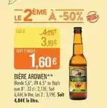 Match Ardwen - bière offre