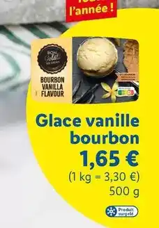 Lidl Bon gelati - glace vanille bourbon offre