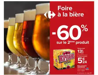 Carrefour Bière Aromatique Desperados offre