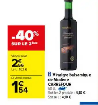 Carrefour Vinaigre Balsamique De Modène Carrefour offre