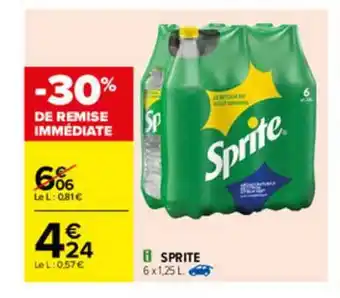 Carrefour Sprite offre
