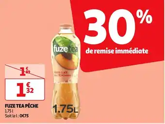 Auchan FUZE TEA PÊCHE offre