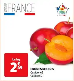 Auchan PRUNES ROUGES offre