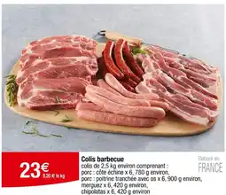 Cora x Carrefour Colis barbecue offre