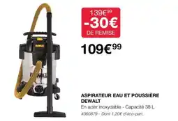 Costco ASPIRATEUR EAU ET POUSSIÈRE DEWALT offre