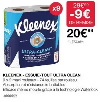Costco KLEENEX - ESSUIE-TOUT ULTRA CLEAN offre