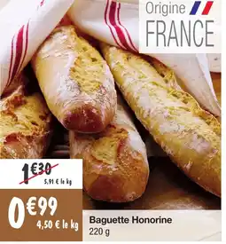 Migros Baguette Honorine offre