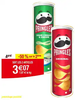 Cora x Carrefour Pringles Chips offre