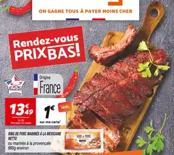 Netto NETTO RIBS DE PORC MARINÉS À LA MEXICAINE offre